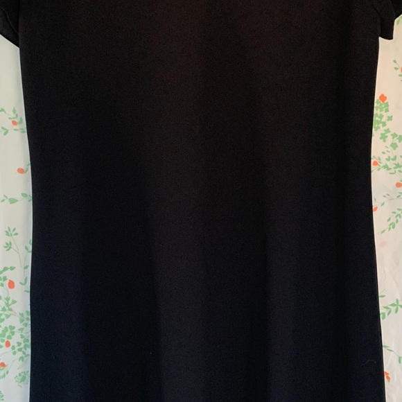 Little black dress with flounced hem. - Picture 9 of 9